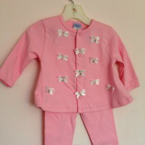 Angeline Baby Pink Girl Outfit.  Size  6-9 Months.  New